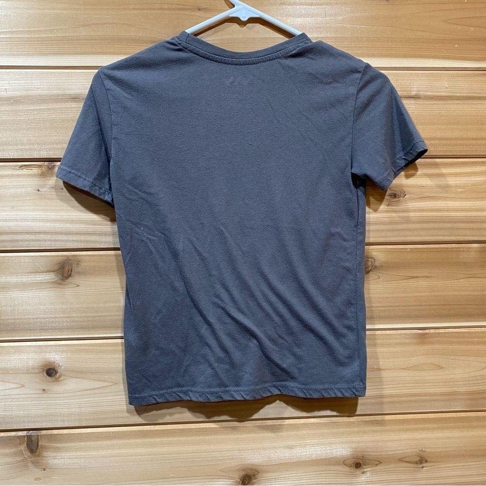 Batman‎ T-Shirt Boys Size 7/8 Gray The Caped Crusader Graphic Tee - Picture 4 of 5